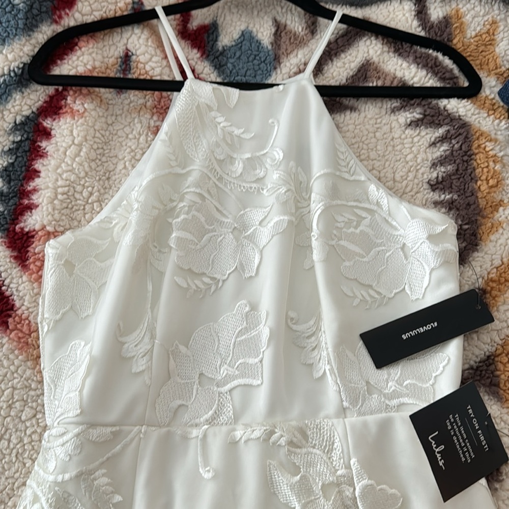 Lulus Embroidered Mini Dress